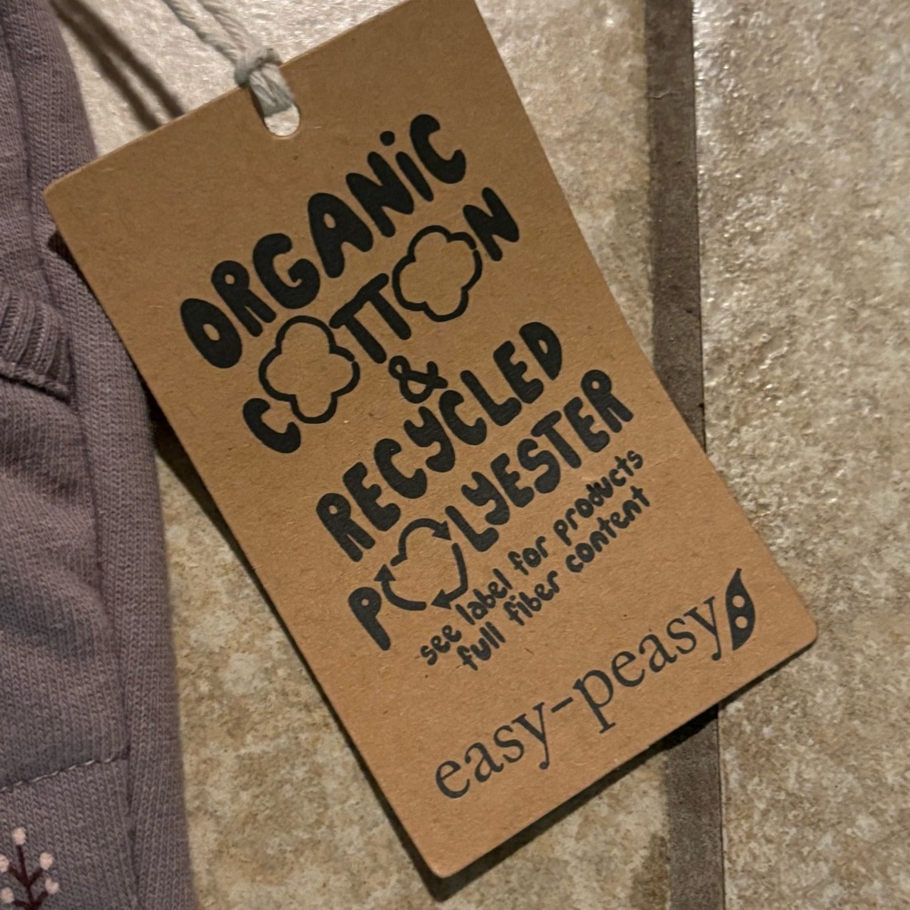 Organic Cotton Kids Joggers - Purple - Picture 3 of 7